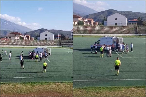 VIDEO/ Momente paniku, lojtari bie pa ndjenja në fushë pas përplasjes me shokun e skuadrës